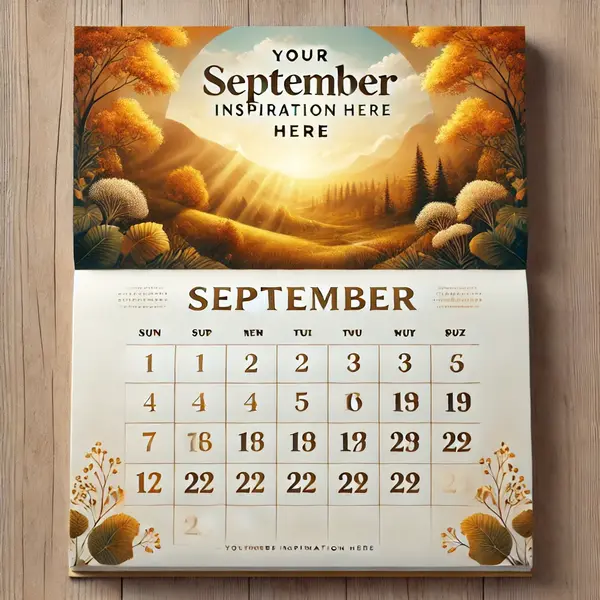 September Inspirational Quotes for Calendars