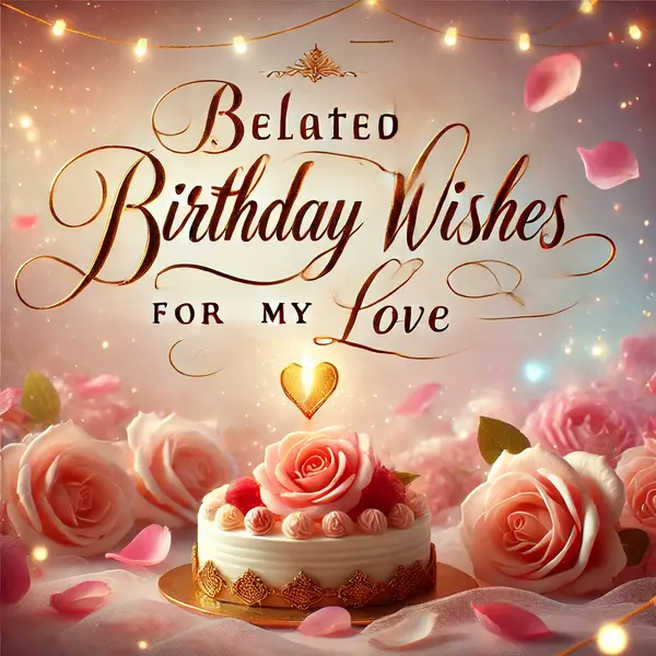 Belated Birthday Wishes for Lover
