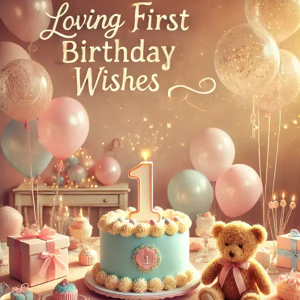 Loving first birthday wishes