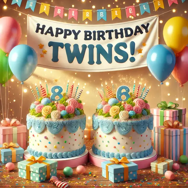 Memorable birthday wishes for twins
